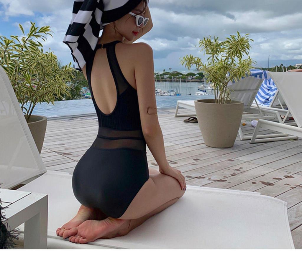 2023 Women's Tummy Control Slimming Backless Push-Up One-Piece Swimsuit