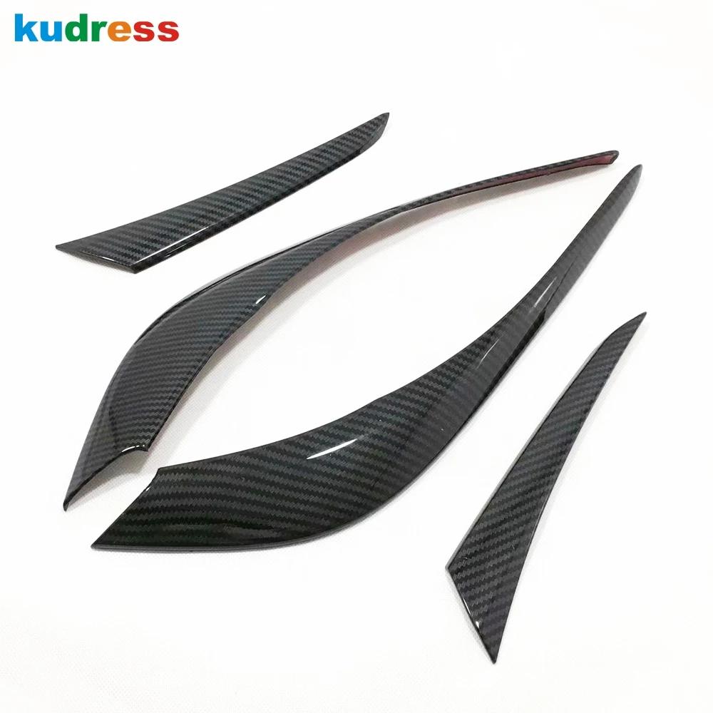 Rear Tail Light Lamp Cover Trim For Mazda CX5 CX-5 KF 2017-  Carbon Car Taillight Eyelid Eyebrow Frame Trims Accessories