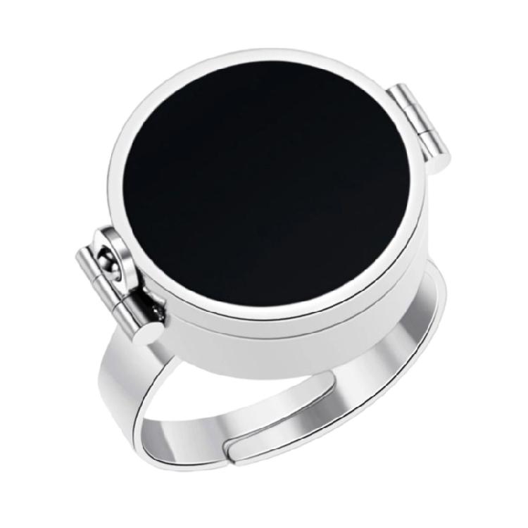 

Fashion Jewelry Ring For Lip Balm Organize Adjustable Opening Comfortable Finger Wear For Daily Emergency Storage