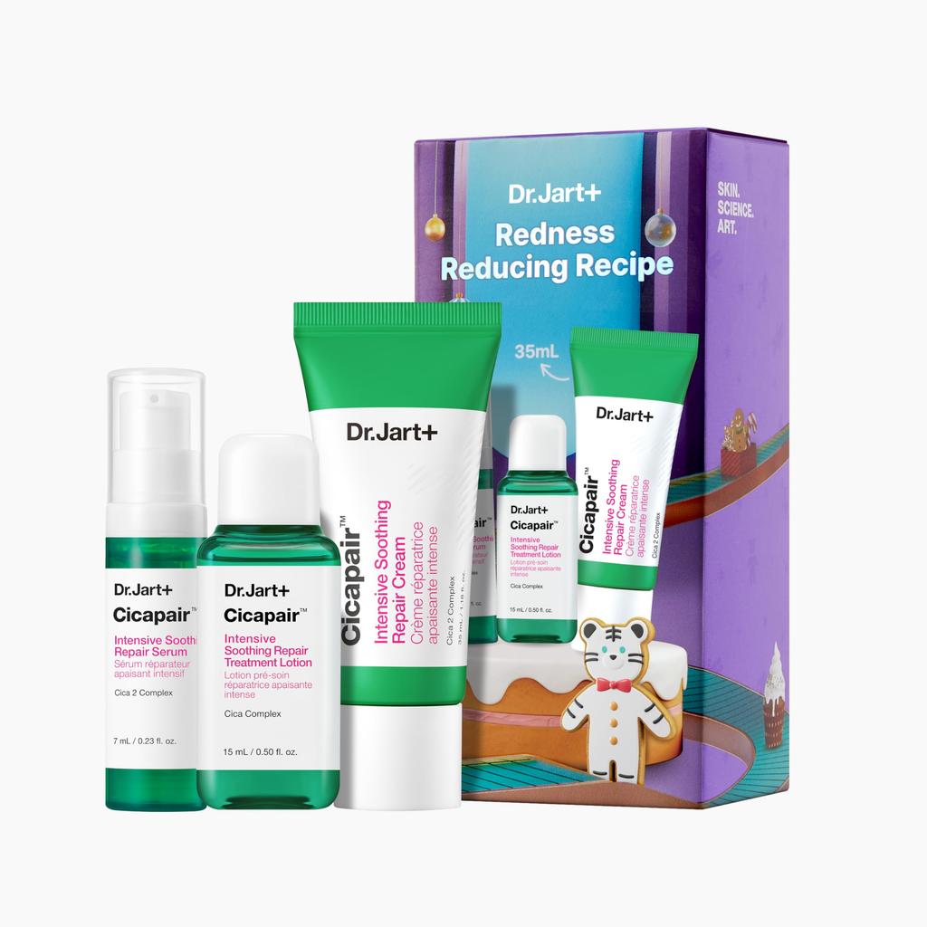 DR. Jart+ Cicapair Basis-Behandlungsset / Empfindliche Haut, Gereizte Haut, Cica, Koreanische Kosmetik, Derma-Kosmetik