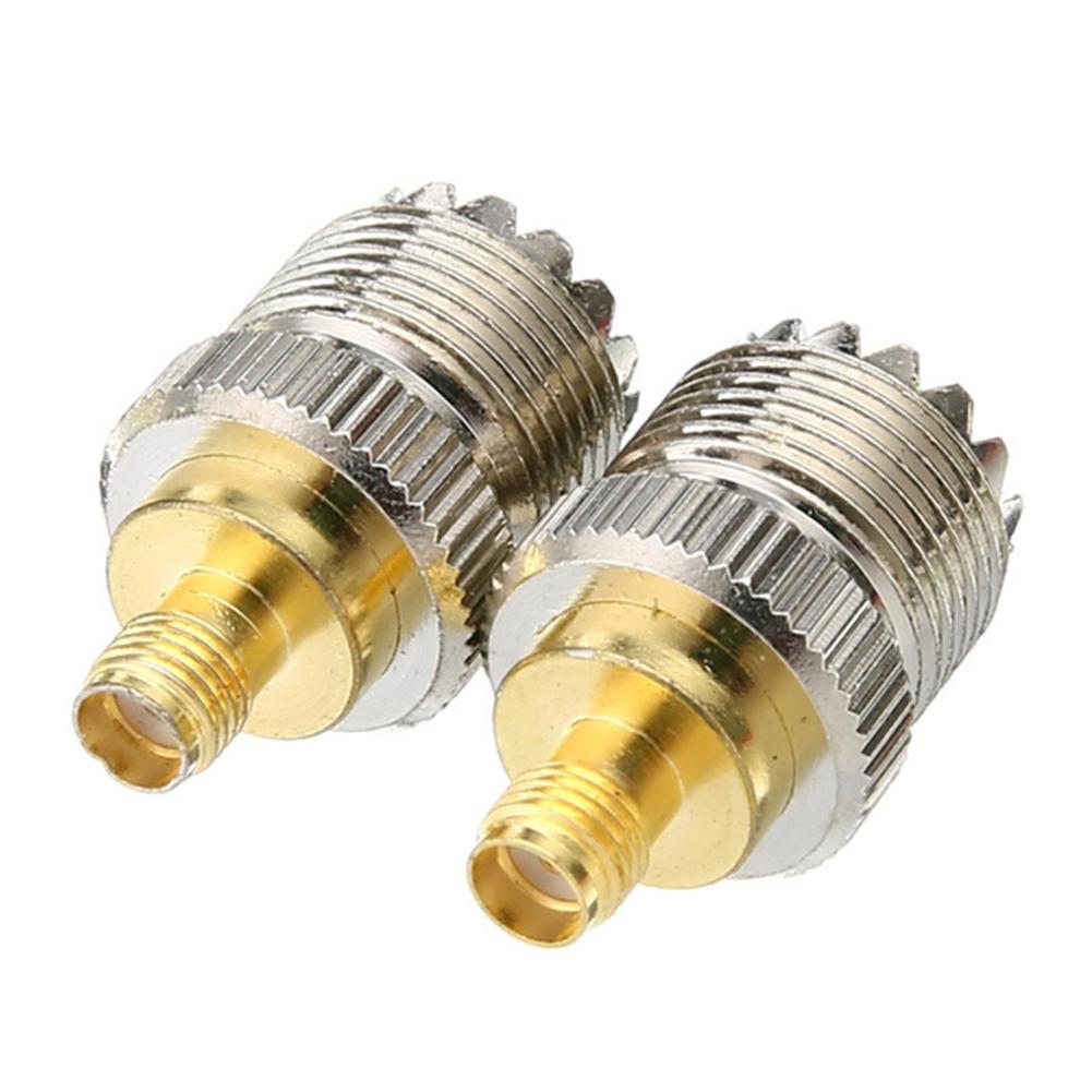1/2/5PCS Coaxial RF Walkie-Talkie Antenna Adapter SMA Female to SO239 Female UHF Jack SO-239 Antenna Cable Connector for UV-5R