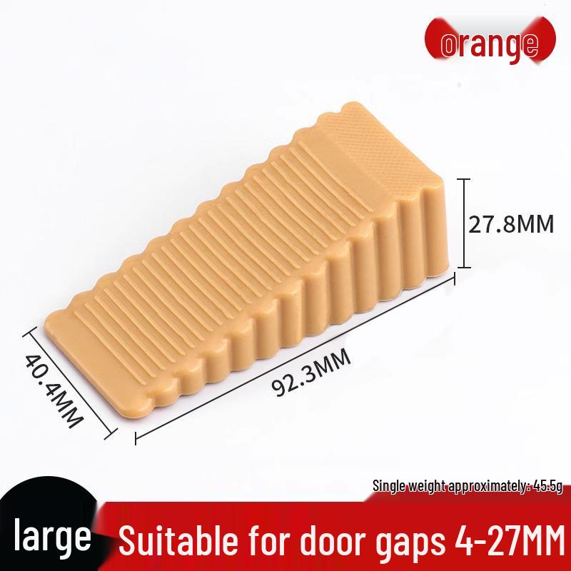 Windproof, Punch-Free Anti-Collision Door Stopper - Rubber Safety Stop for Home Doors