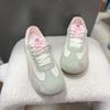 2025 spring and summer new German training shoes women's retro versatile sports and leisure shoes soft sole color matching light Forrest Gump shoes 