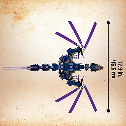 LEGO Ninjago Dark Emperor Overdragon 71742 Toy Block Gift Ninja Dragon Boys Ages 7 and Up