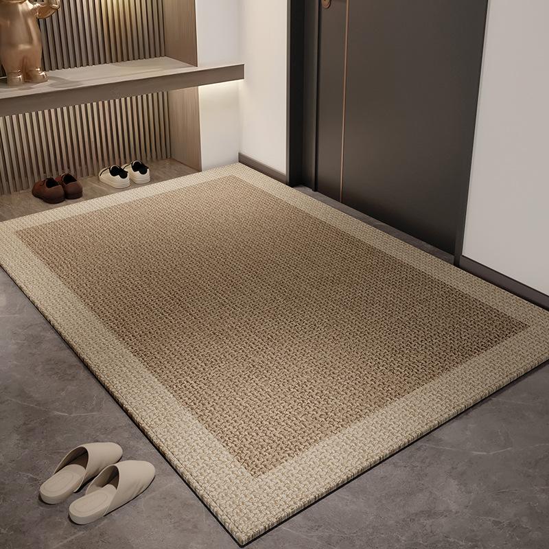 Premium Entry Door Floor Mat, Door Non-Slip And Dirt-Resistant Leave-In Household Entry Floor Mat Can Be Cut And Easy To Take Care Of Carpet