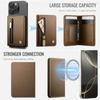 Leather PU Mobile Phone Magnetic Card Holder Card Holder Magnetic Ring