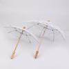 Vintage White 15/19/30/38Cm Lace Parasol Umbrella Embroidery Cotton Lace Flower Girl Umbrella Kids Sun Umbrella Photo Prop