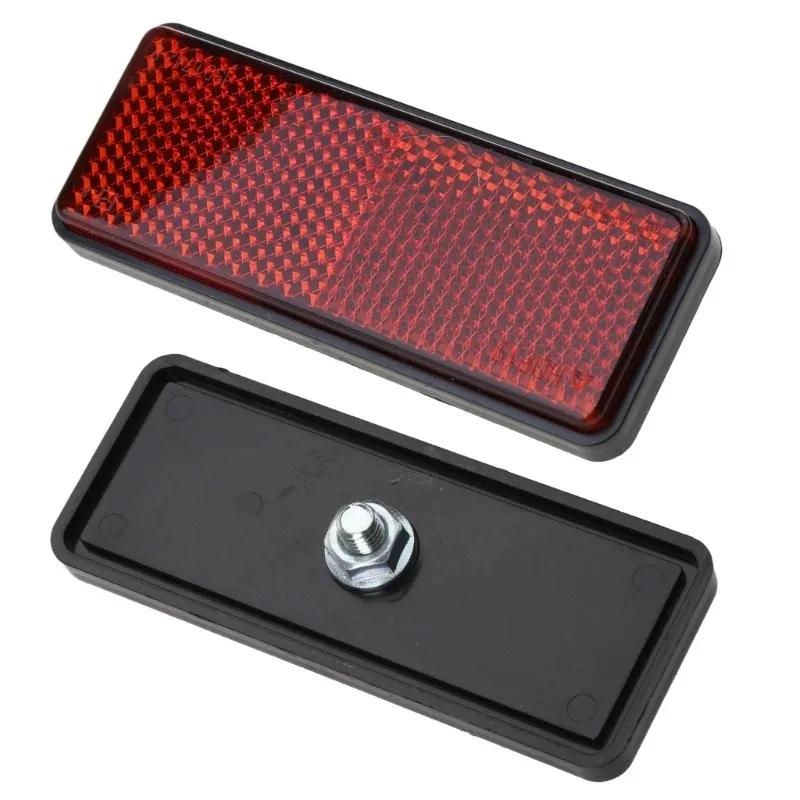 Universal Motorcycle Warning Board Motorcycle Rectangular Reflector Warning Reflector Motorcycle Rear Fender Reflective Sticker