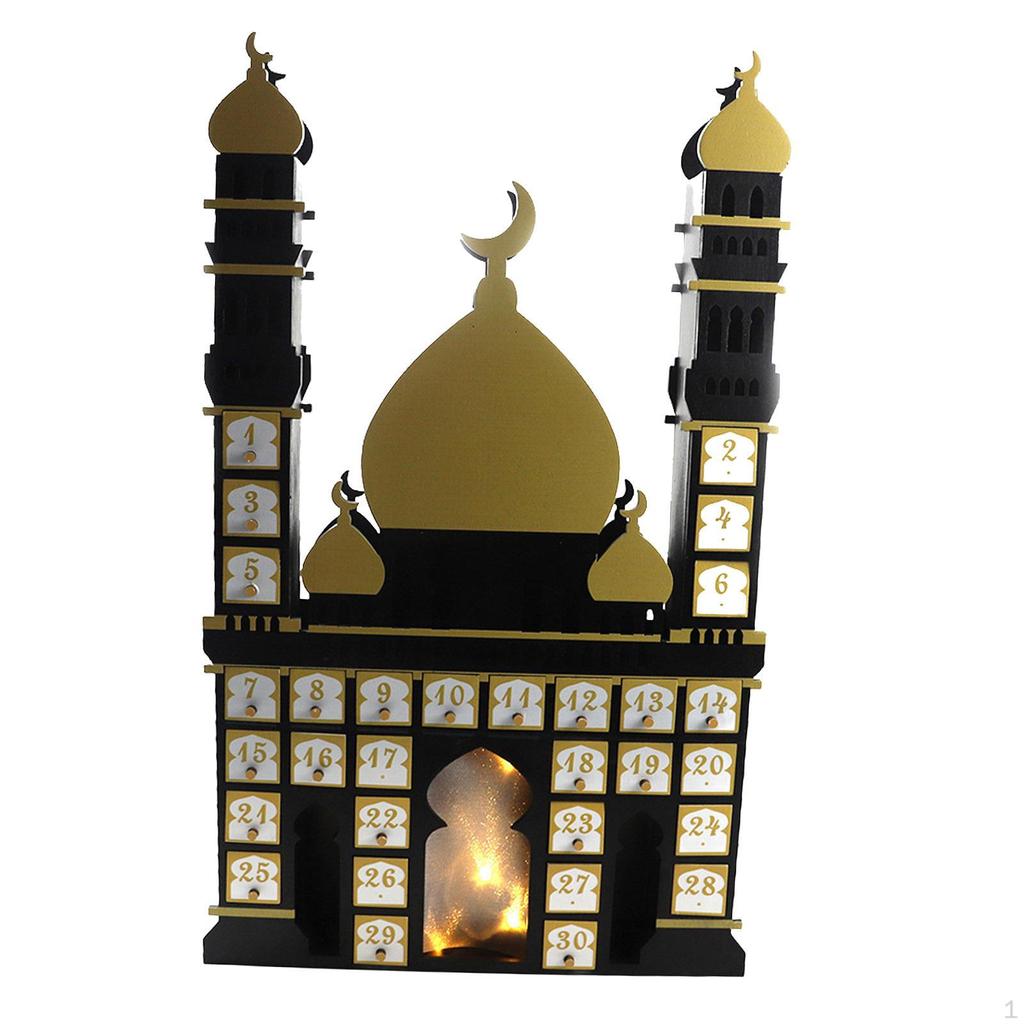 Festive Ramadan Calendar with LED Lights