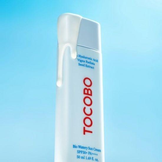 Tocobo Bio Watery Sun Cream SPF50+ PA++++ 50ml + Cica Calming Sun Serum SPF50+ PA++++ 10ml Set