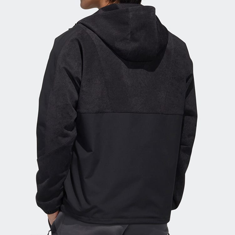 adidas Jackets Men's Black Hooded Moderate Other GM4443