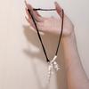 Long Bone Pendant Choker Adjustable Sweater Chain Exaggerated Fish Pendant Necklace  Ocean Animal