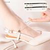 1 Paar Verstellbare Befestigungs-Schuhriemen Unsichtbar Transparent High Heel Schnürsenkel Schuhbänder Riemen Halten Lockere Knöchel-Schnürsenkel