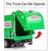 1:32 Garbage Collection Trucks Trailer Cars Models Toy Light Sound Pull Back Miniature Sanitation Engineering Vehicle Kids Gifts
