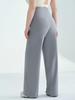 Women's Fleece-Lined Wide-Leg Sports Pants: Loose Fit, Plus Size (up to 220 Jin), Perfect for Running, Yoga, and Fitness.