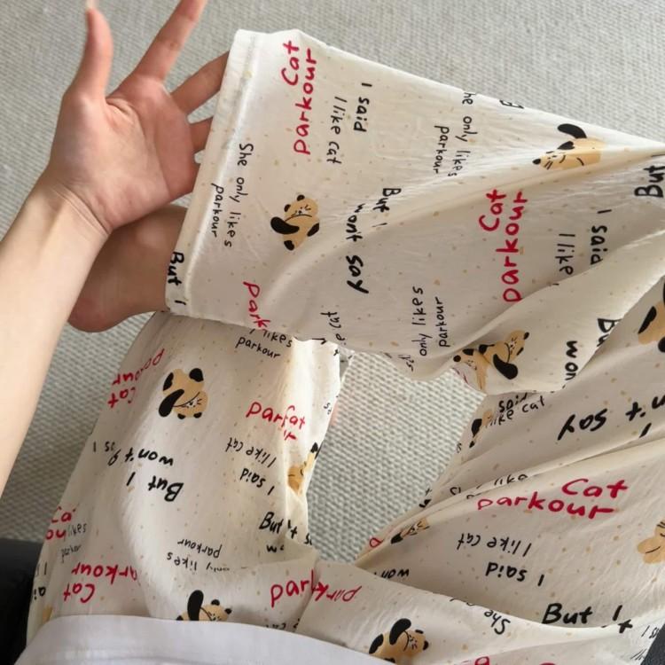 2026 New Style Lounge Pants for Women Loose Fit Wide Leg Casual Pajama Pants for Outdoor, Campus, Home