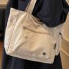 Ins Harajuku Stil All-Matching Mädchen Handtasche College Studentin Tasche für den Unterricht Einzelne Schulter Große Kapazität Tote Bag