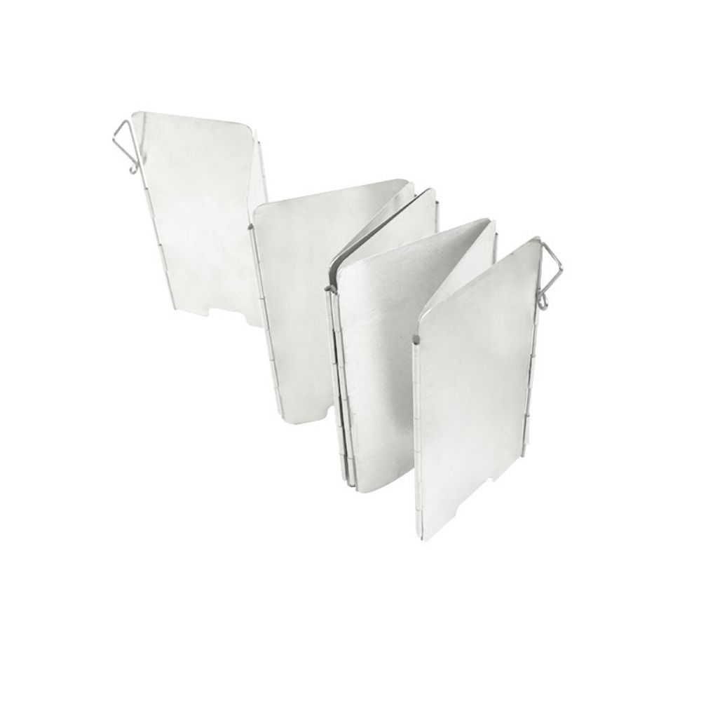 Foldable Camping Cooking Wind Shield Aluminum Camping Equipment Camp Stove Windshield  Travel