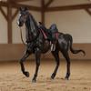 PVC Horse Model Poseable Articulated Collectible Mounted White