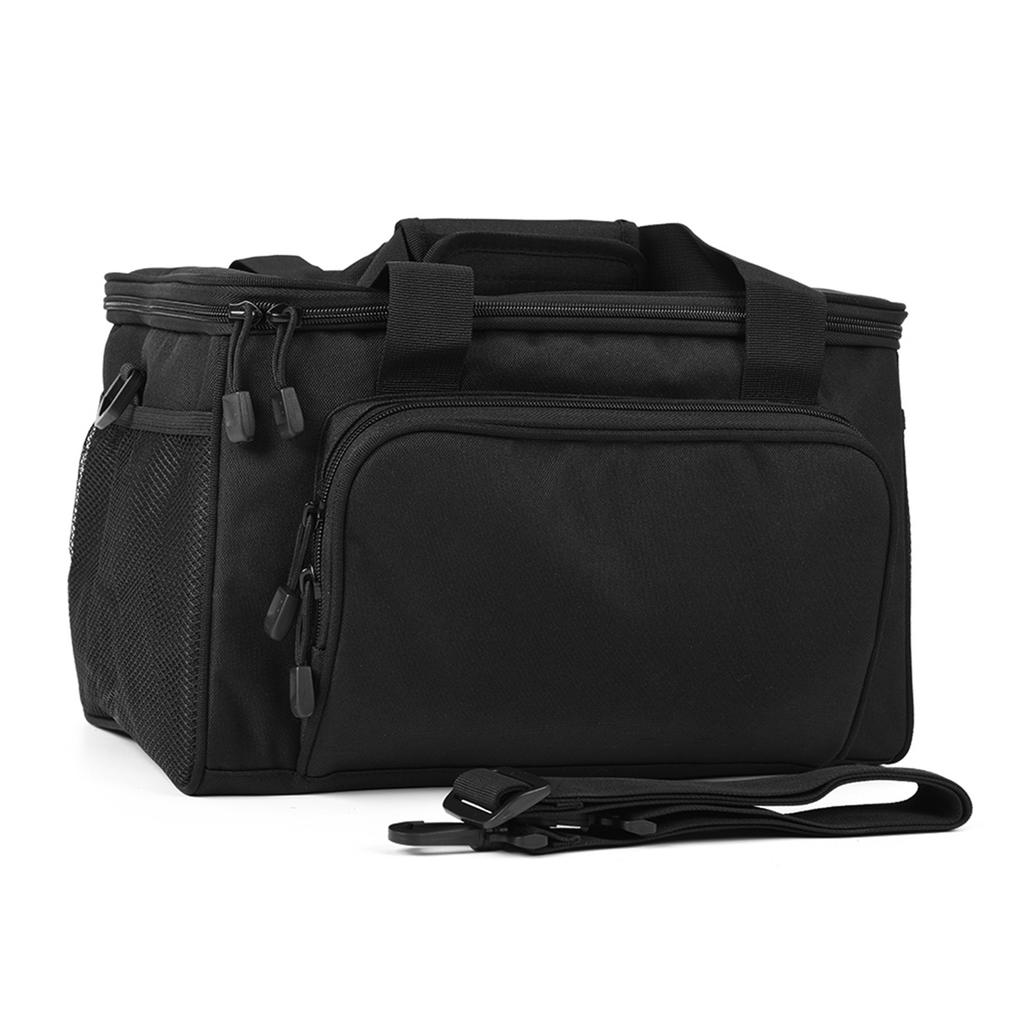 Lixada Portable Multifunctional Canvas Fishing Shoulder Bag Pack Fishing Tackle Bag Fishing Lure Reel Bag Pouch Case