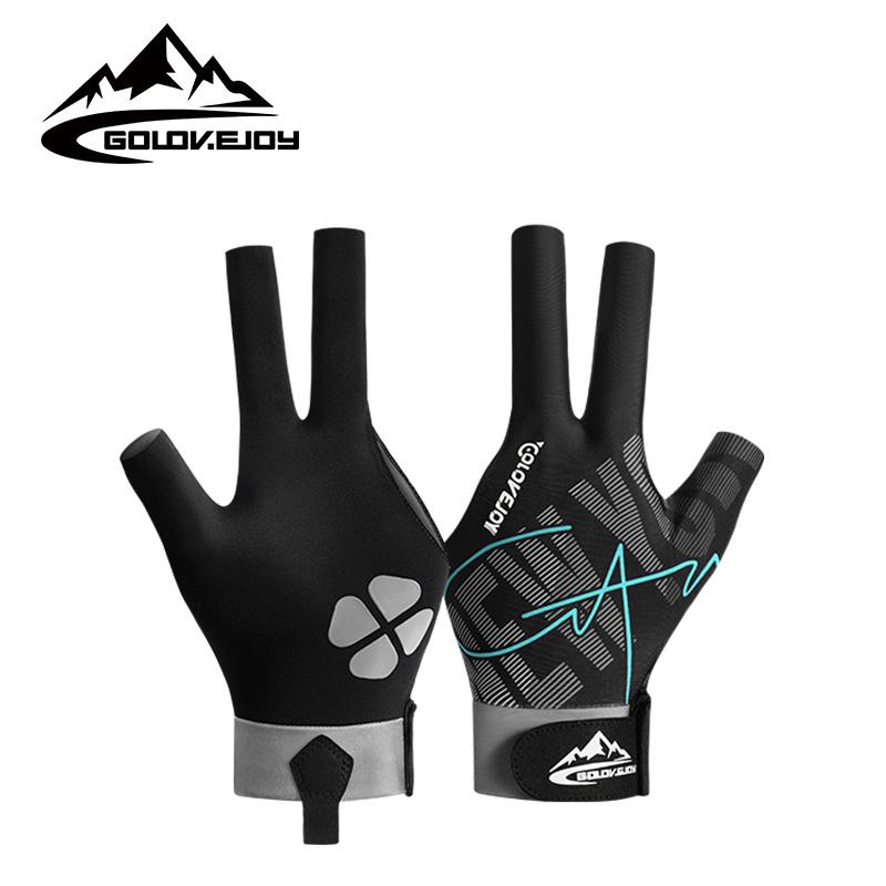 Best Ultra Silky Thin Three Finger Pool Cue Snooker Gloves Custom Billiard Accessories Gloves for Left Hand/right Hand Bridge
