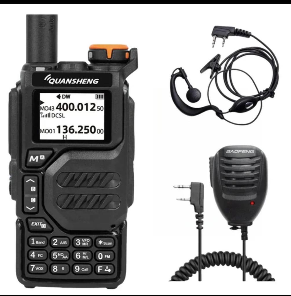 Quansheng UV-K5 Multiband-Hochleistungs-FM-Walkie-Talkie mit One-Key-Aviation und Frequenzanpassung für den Außenbereich