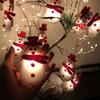 Snowman Christmas LED Garland String Light Merry Christmas Decorations For Home 2025 Cristmas Tree Ornament Xmas Navidad Gifts