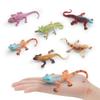 Cross-Cultural Reptile Model Set: Iguana, Chameleon, and Bearded Dragon for Kids' Cognitive Development with Card