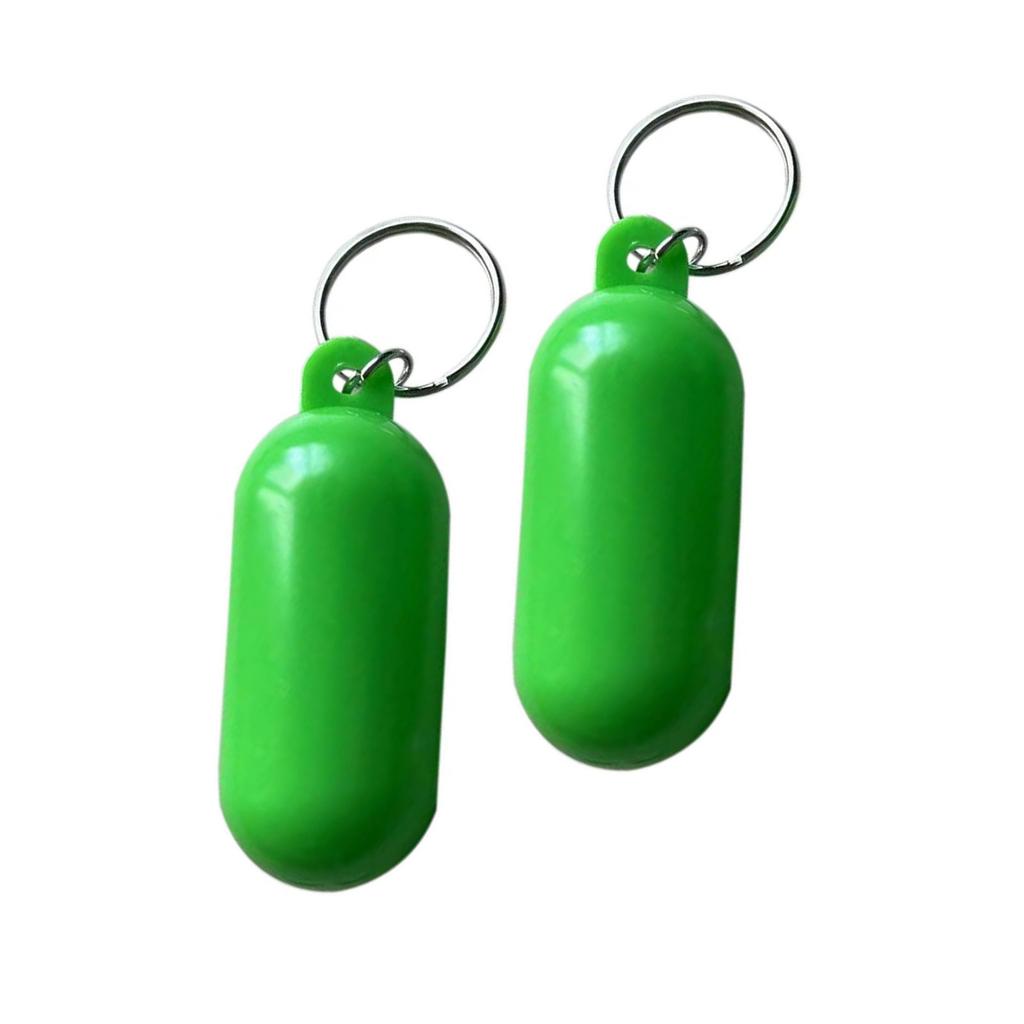 Pack Of 2 Floating Key Rings Buoyant Keyrings for Kayaking and Sailing Water Resistant Keychain Stylish Bag Decoration