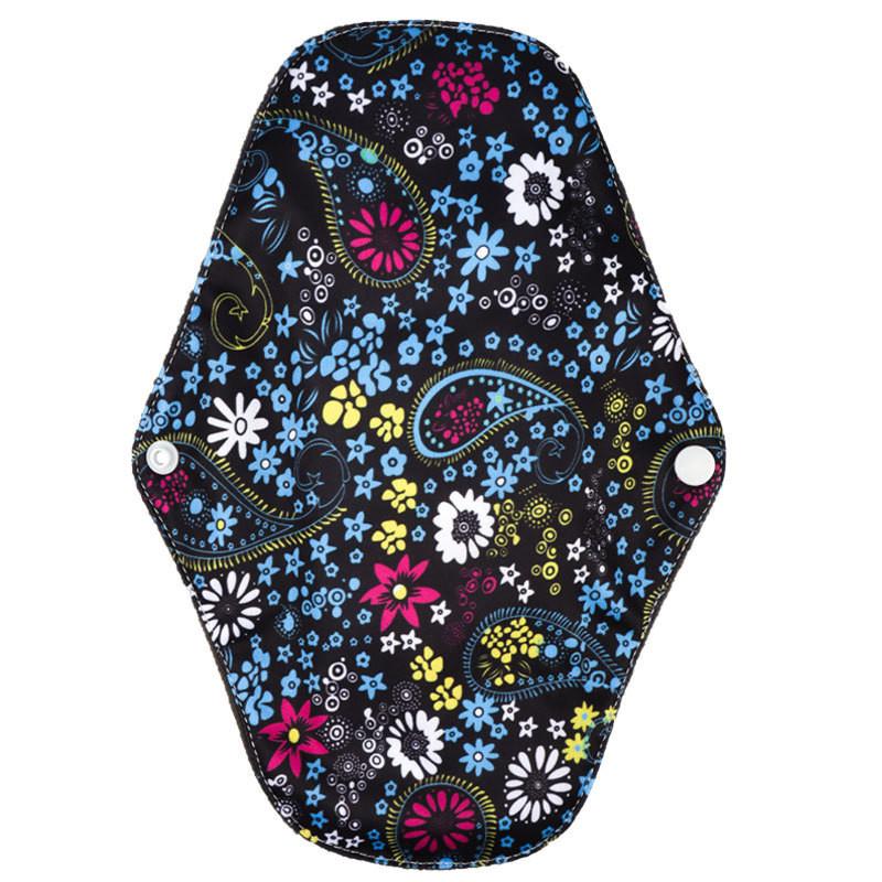 Sanitary Reusable Towels Pads Women Bamboo Cloth Washable Menstrual Safety Pads