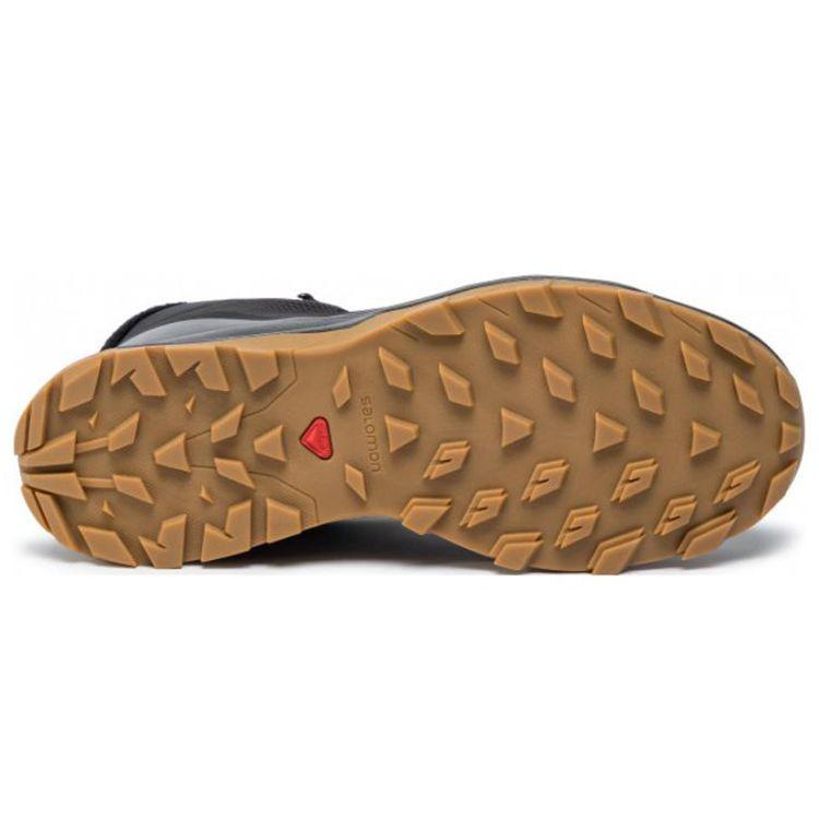 SALOMON Outsnap Comfortable Versatile Mid-Top Hiking Shoes Men Hiking Shoes Black 409220