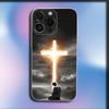 Bibel Jesus Christliches Kreuz Handyhülle Für iPhone 16,15,14,13,12,11 Plus,Pro,Max,XR,XS,X,Plus,SE,Mini Transparent Weiche Hülle