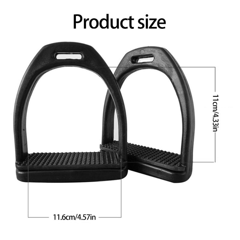Durables Plastic equestrians Stirrups Slip Rubber Inserts For Safety And Comforts