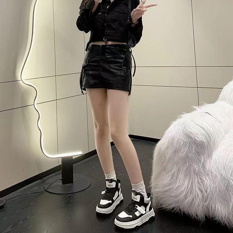 New high-top shoes women's winter velvet warm cotton shoes platform non-slip board shoes campus style casual sports shoes