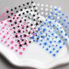 Sweet Cool 3D Five-Pointed Star Nail Art Stickers - Trendy INS & Celebrity Style