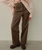 Auro Stripe Pocket Pants [ Brown ]