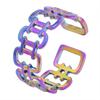 Irregular Stainless Steel Rings For Women Men Accessories 2026 Trend Vintage Jewelry Silver/Gold/Rainbow Color Ring Bague Mujer
