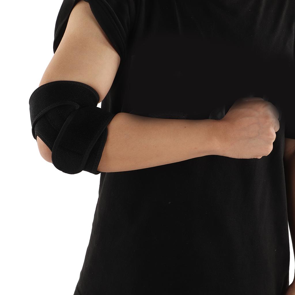 Elbow Pads Crashproof Breathable Adjustable Spring Support Elbow Brace for Tennis Basketball