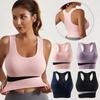 Women's Large Bust Minimizer Wireless Sports Bra - Shockproof Yoga Fitness Vest