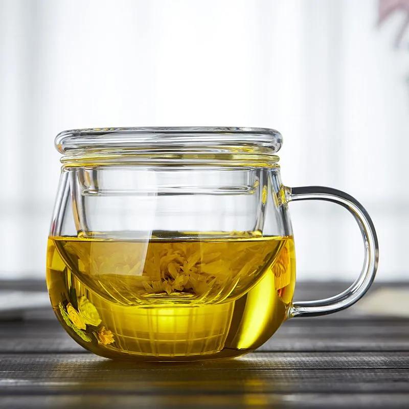 TeaTime Glass Infuser Mug, 300ml, 1pc