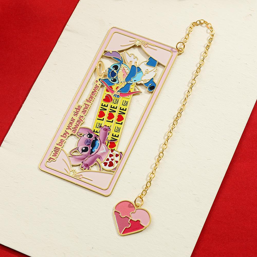 Creative Interstellar Baby Stitch Metal Cartoon Bookmark - Perfect Gift for Book Lovers and Fans