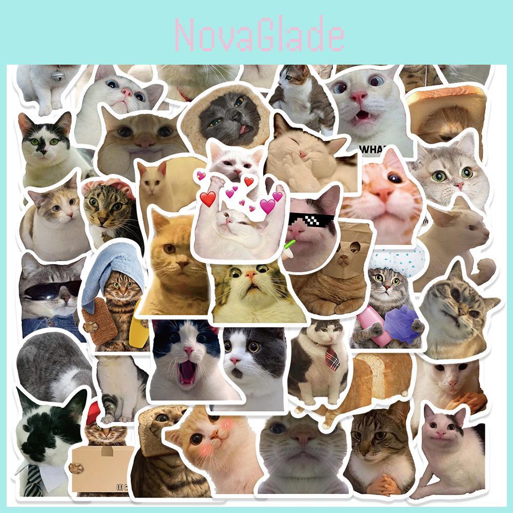 Fun And Unique Cat Doodle Stickers Stick Them Anywhere Scrapbooking Luggage Phone Cases And More