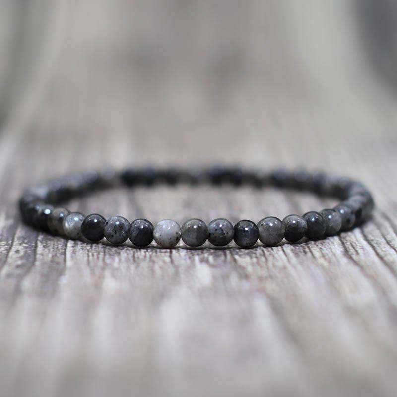 Minimalist 4mm Stone Bracelet For Men Natural Lava Tiger Eyes Beaded Braclet Meditation Yoga Braslet Accessories For Him Pulsera