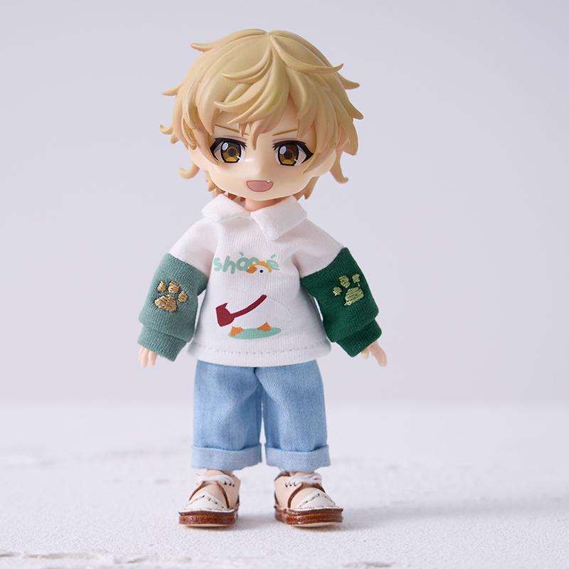 Ob11 Puppe Gekräuselte Straight Jeans Locker Dünn Wild Weites Bein Puppenhose Für Ymy, Nendoroids P9, 1/12 Bjd, Gsc, Molly Puppen