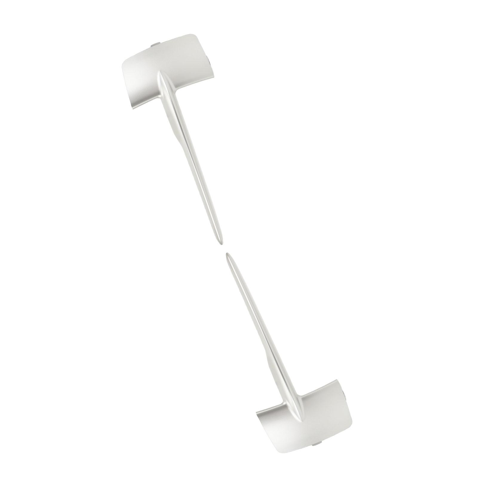 

1 пара молдингов решетки переднего бампера 51117303113 устойчивая к царапинам нижняя вставка для отделки решетки бампера