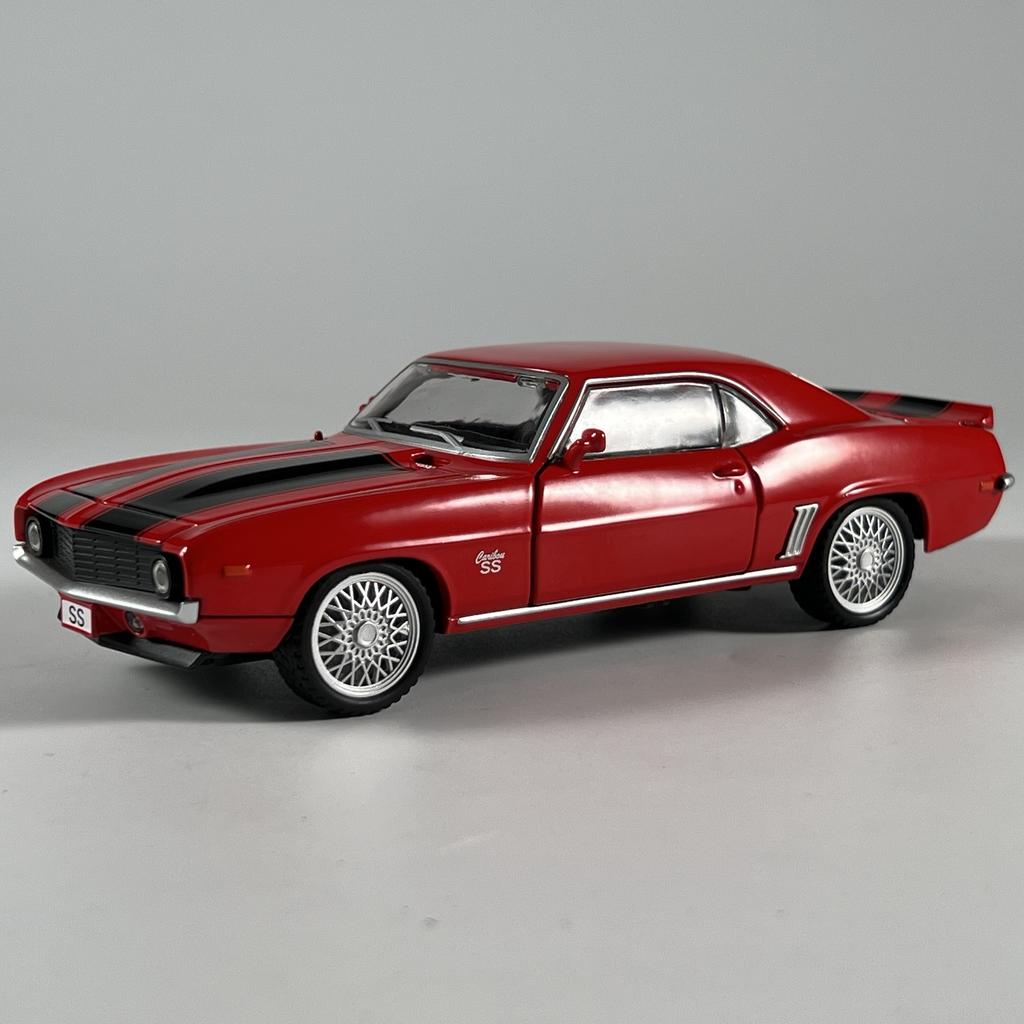 1:32 Chevrolet Camaro SS 350 1969 Super Classic Sports Car Alloy Diecast Model Car Children's Toy Cars Collectibles Hobby Gifts