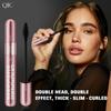 9g 2in1 Double Effect Eye Black, Waterproof, Thick, Curly, Hold Makeup Without Tingling, Create Cool Black Big Eye Makeup