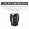For  Grandeur HG  Genesis G80 Santa Sedan Fe 3DM Grand SantaFe 2018 IX45 EQUUS Azera Car Remote Key Case Cover Holder
