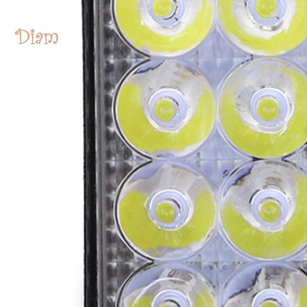 2Pcs 48W Square Bright LED Spotlight Work Light Car SUV Truck Driving Fog Lamp