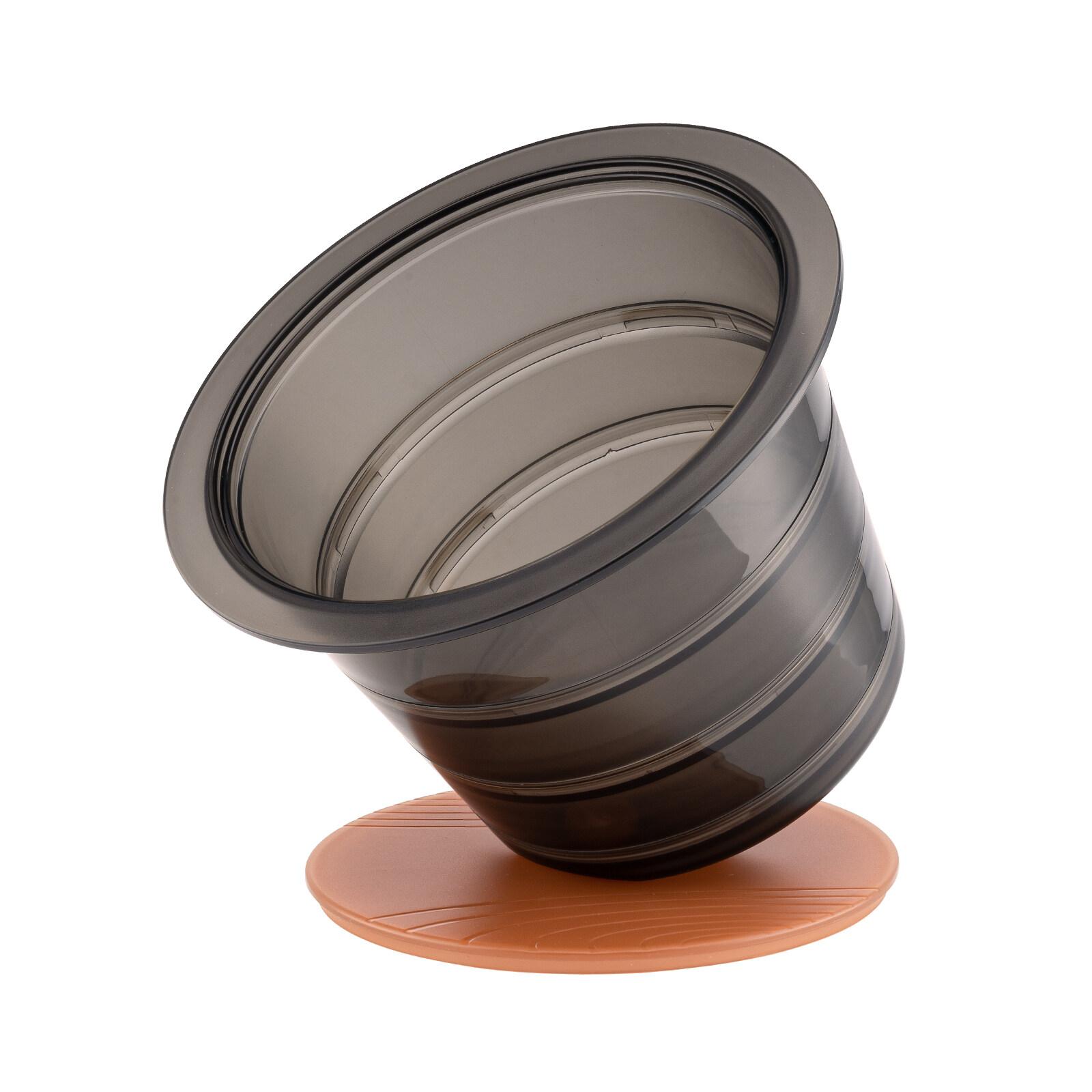 

[i Cafilas] [CBMB] Держатель для кофейных капсул Диспенсер с вертикальной разгрузкой Подставка для коробок-органайзер Корзина для хранения ABS для Nespresso Dolce Gusto Vertuoline коричневый